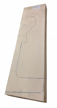 Set Curly Maple Back, Sides & Neck plank for Cello Unique Piece #303-006